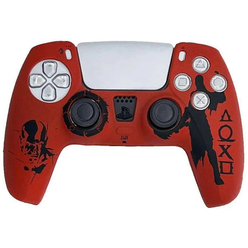 Чехол защитный PS5 Silicone Case for Controller God of War Ragnarok  (red)[АКСЕССУАРЫ]