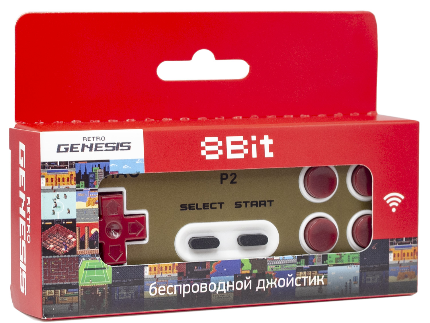 Геймпад беспроводной Retro Genesis Controller 8 Bit P2[8 BIT]