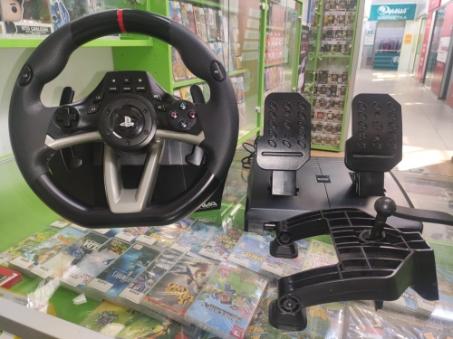 PS 4 Руль Hori Wireless Racing Wheel Apex [Б.У АКСЕССУАРЫ PLAYSTATION 4]
