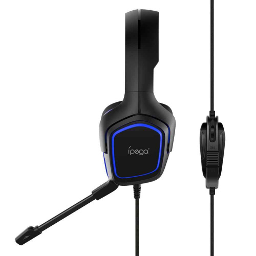 Наушники PC4/PS/Switch/Xone Wired Gaming Headset Blue PG-R006B iPega